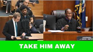 Judge Simpson Finds Out Defendant Made 38 Jail Calls... Instantly Locks Him Up