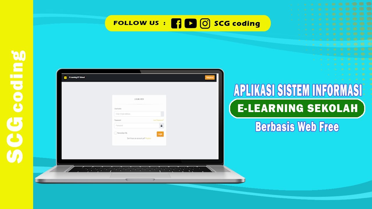 Aplikasi E-learning Sekolah Berbasis Web Free - YouTube