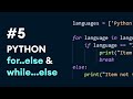 #5: Python for..else & while...else | Python Best Practices