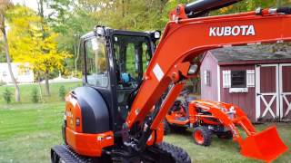 Kubota U35-4 Walk around.