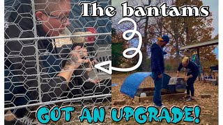 Building A Bantam Enclosure | Multitasking On The Homestead