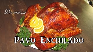 Pavo Enchilado super fácil,económico y delicioso *video 175*
