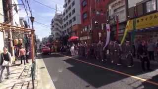 平成26年 根津神社 大祭 本社神輿渡御【神幸祭 】三之宮。