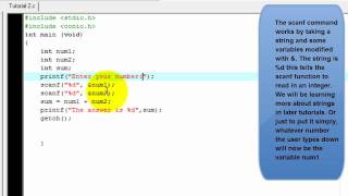 C Programming Tutorial 3: Variables