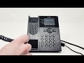 poly vvx250 phone tutorial how to make and receive calls