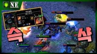 5레벨 핏로드가 '슥'하면 언데드 유닛들이 '샥' 하고 죽어가는 마법 - 워크3 LawLiet 나이트엘프 래더 (Warcraft 3 Night Elf Ladder)