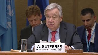 UN Chief on the Humanitarian Emergency in Yemen - Pledging Event on Yemen