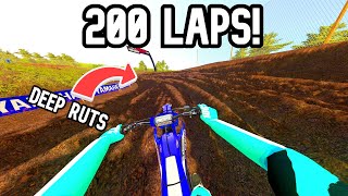 200 LAPS OF MAX ERODE FOR 20,000 SUBSCRIBERS IN MX BIKES!