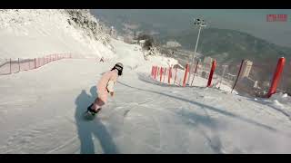 [정재희] 시즌 첫 휘팍 슬스 라이딩 I 스노우보드 Snowboard