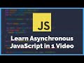 Learn Asynchronous JavaScript in 1 Video (Promises, Async/Await, and more)