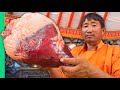 Giant Camel Heart!! Eating extreme Meat Across Mongolia!! (Full Documentary)