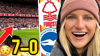 NOTTINGHAM FOREST SMASH 7 PAST BRIGHTON | FOREST 7-0 BRIGHTON