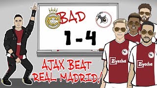 🤯Ajax beat Madrid!🤯 REAL ARE BAD! Ajax win 4-1 (Champions League Parody Goals Highlights Tadic)