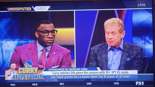 Skip Bayless says Bill Walton is better than Steph Curry! Undisputed