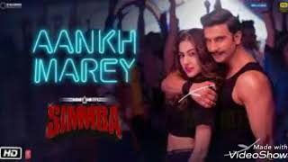Aankh mare song # simmba movie song