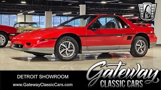 1985 Pontiac Fiero GT - Gateway Classic Cars - Detroit #2399 DET