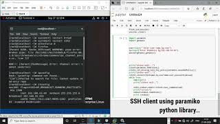 SSH client through python paramiko module