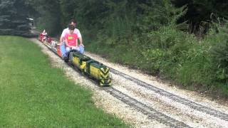 CNW 1555 and the Circus Train at the Illinois Live Steamers