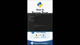 🔄 Swap Two Numbers in Python 🐍 | Easy Python Program for Beginners 💻✨
