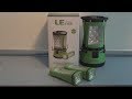 LE 600lm Rechargeable LED Camping Lantern unboxing