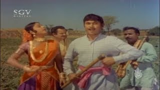 ನನ್ನ ಗಂಡಸ್ಥನಕ್ಕೆ ಸವಾಲ್ | Dr Rajkumar, Manjula, Vajramuni | Best Scene of Sampathige Saval