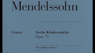 F. Mendelssohn - Six Christmas Pieces Op. 72, Andante MWV U 165, and Sostenuto MWV U 167