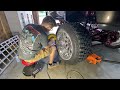 how to repair curb rash american force wheels polished wheels