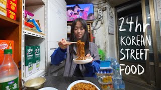 24hr KOREAN STREET FOOD like a local