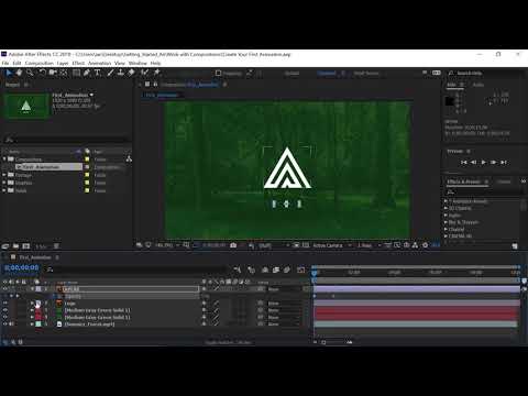 Create Your First Animation In After Effects | Adobe After Effects CC ...