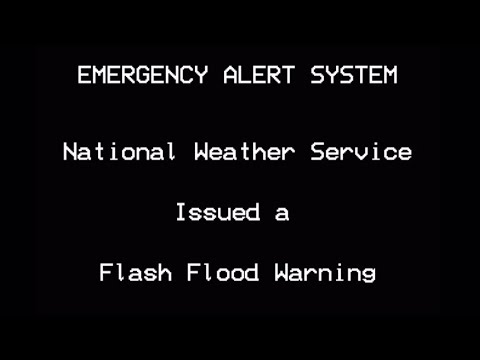 EAS Flash Flood Warnings In NJ - YouTube