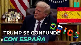 PREGUNTAN a TRUMP por ESPAÑA y su confusa respuesta hace saltar las ALARMAS | El HuffPost