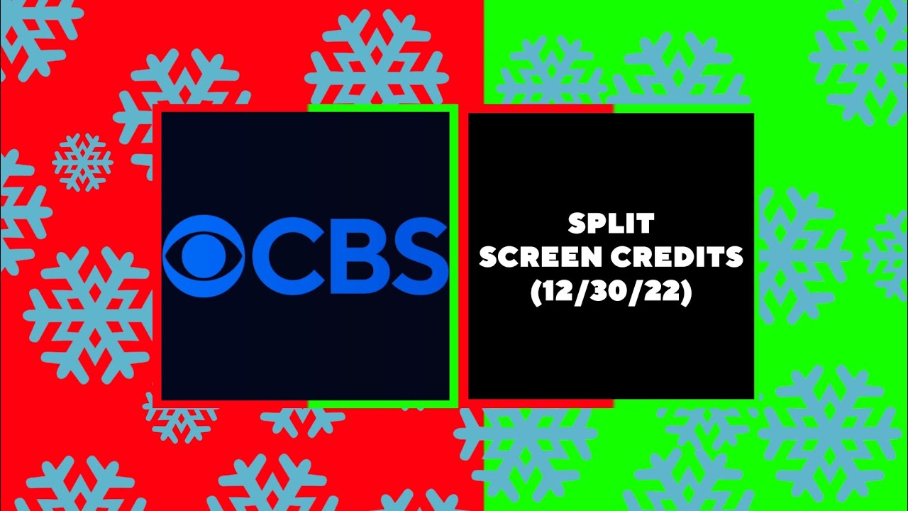 CBS Split Screen Credits (12/30/22) (WARNING: INCOMPLETE AT THE END ...