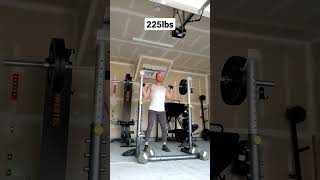 225lb Push Press Test (Behind the Neck)