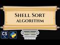 Shell Sort Algorithm Visualization | Step by Step Python Code Animation
