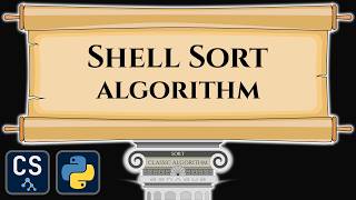 Shell Sort Algorithm Visualization | Step by Step Python Code Animation