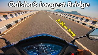 Visitng the Longest Bridge in Odisha | T-Setu Bridge | Singhanath Temple Family VLOG 🙏