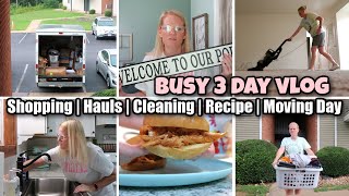 BUSY 3 DAY VLOG | SHOPPING + HAULS | CLEANING | RECIPE | MOVING DAY FOR ALLANA