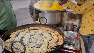 Famous Breakfast In Kota// Poha \u0026 Jalebi // Indian Street Food