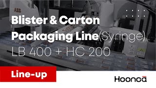 [Hoong-A] Syringe blister packaging line, LB 400 + HC 200_2021