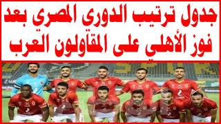 جدول ترتيب الدوري المصري بعد فوز الأهلي على المقاولون العرب