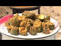 stuffed bitter gourd recipe street food