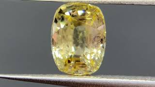 ◎準備中 非加熱イエローサファイア 1.16ct スリランカ産 GIA   (15倍ズーム）Unheated Yellow Sapphire GIA