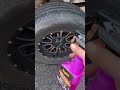 what is the laziest way to clean wheels and tires