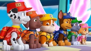 PAW Patrol Mighty Pups - All Pups Mighty Rescue Vehicles Transformations - Fun Pet Kids Games