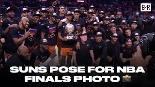 Phoenix Suns Pose For Photo After Making 2021 NBA Finals