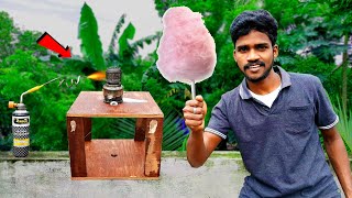 Simple Cotton Candy Machine|How to make Cotton Candy at Home | Mr.village vaathi