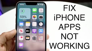 How To FIX iPhone Apps Not Responding! (2023)