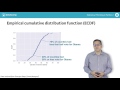 Python tutorial: Cumulative Distribution Functions
