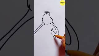 How to draw Huggy Wuggy|Poppy Playtime Chapter2  #shorts