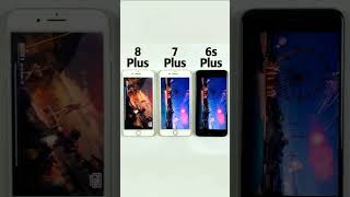 iPhone 8 Plus vs iPhone 7 Plus vs 6s Plus PUBG TEST in 2023 #shorts #youtubeshorts